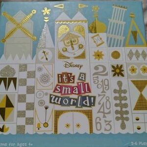 NEW Disney Parks It's A Small World Theme Park Board Game Age 4+
